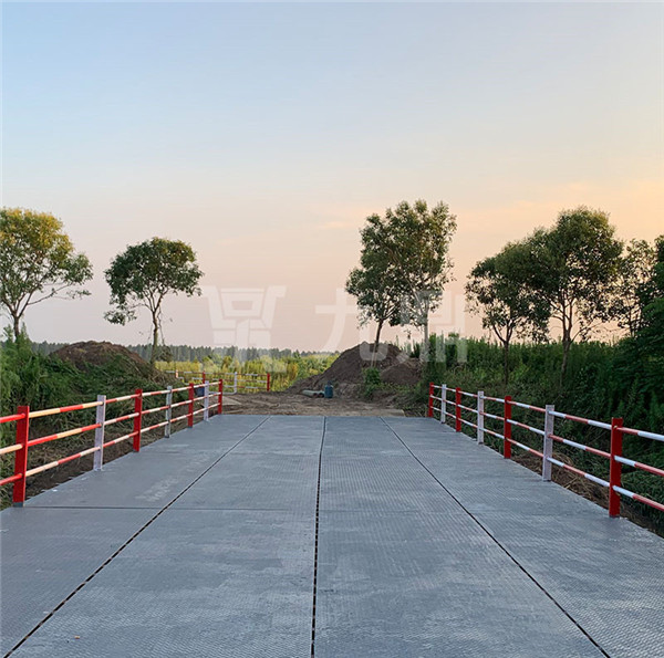 鋼便橋安全通行是建設橋梁基礎