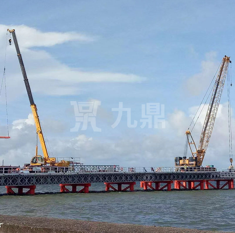 貝雷鋼橋設(shè)計好拼裝片數(shù)